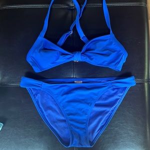 Royal blue bikini